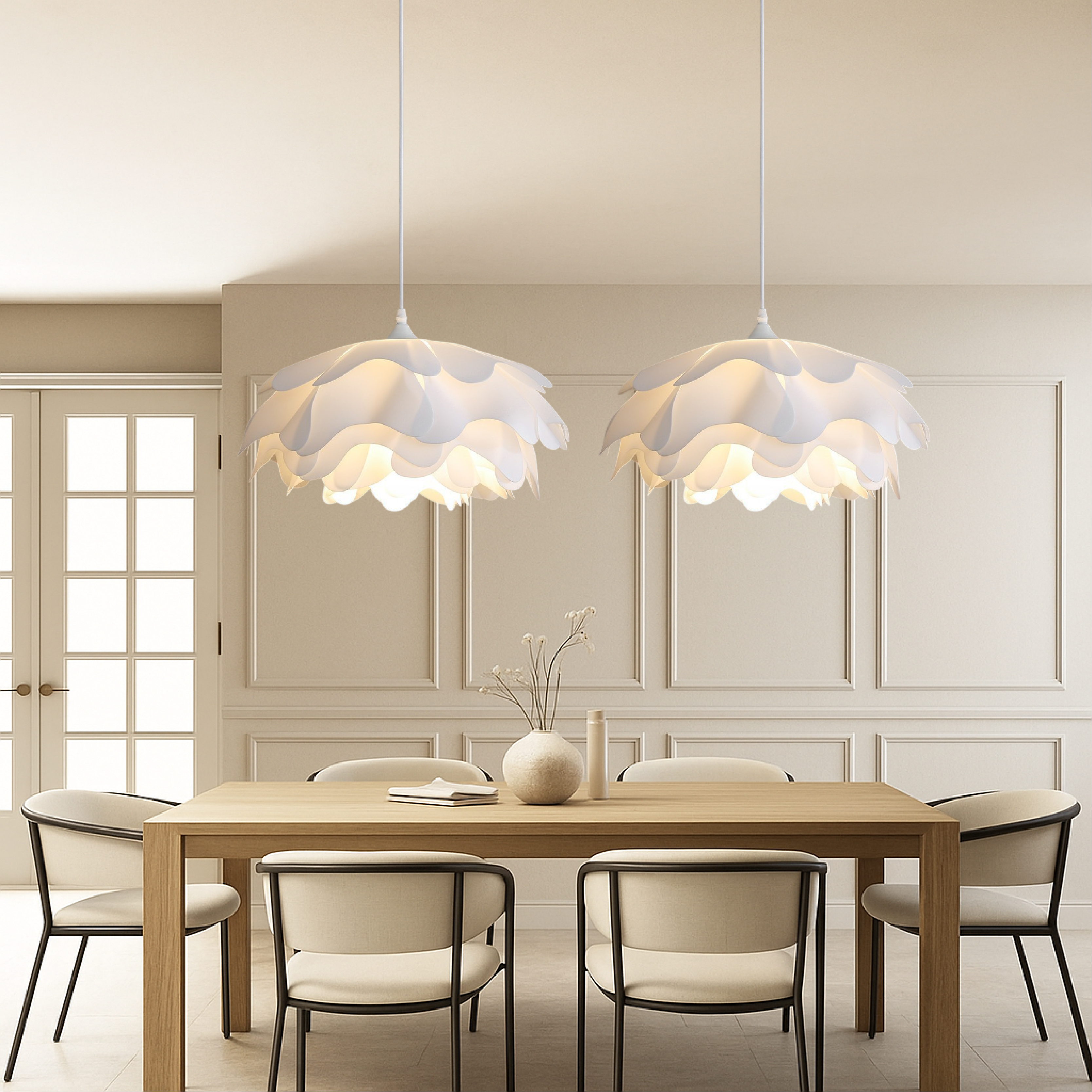Peony Mud Pendant Light