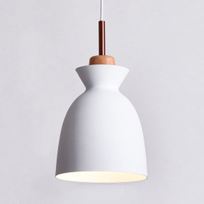 Nordic Style Hanging Lighting with Shade Aluminum Single Head Pendant Lamp for Porch