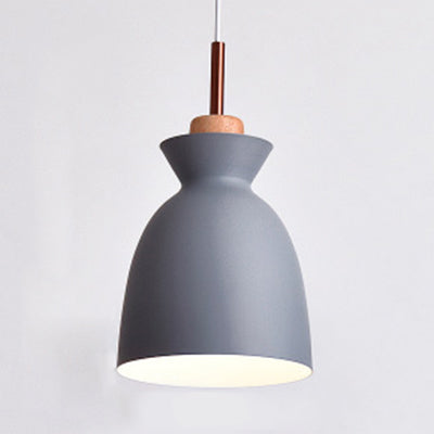 Nordic Style Hanging Lighting with Shade Aluminum Single Head Pendant Lamp for Porch