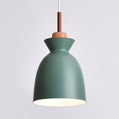 Nordic Style Hanging Lighting with Shade Aluminum Single Head Pendant Lamp for Porch