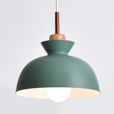 Nordic Style Hanging Lighting with Shade Aluminum Single Head Pendant Lamp for Porch