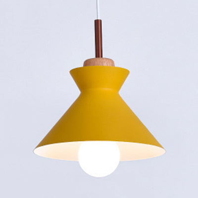 Nordic Style Hanging Lighting with Shade Aluminum Single Head Pendant Lamp for Porch