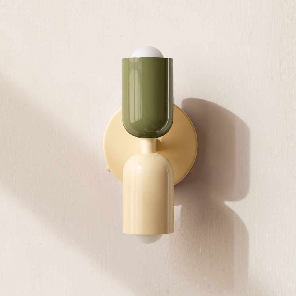 Modern Minimalist Cylinder Wall Sconce LED 2-Light