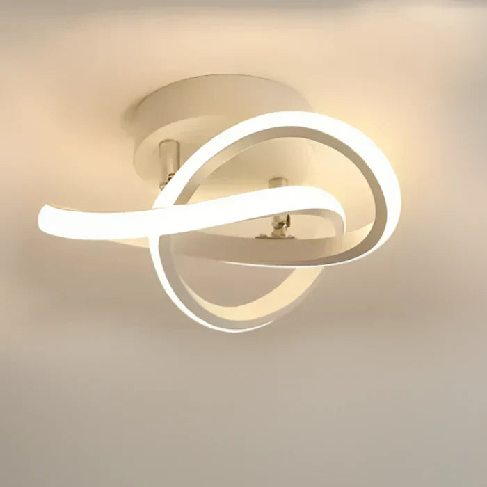 Modern LED Ceiling Light with Double Ring Design - Twilight Rings