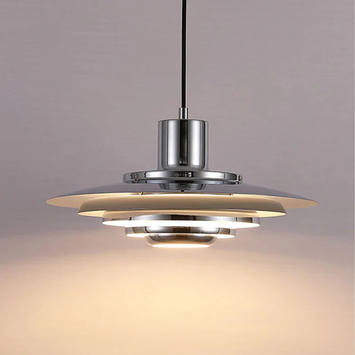 Retro Hanging Lamp Made of Aluminum – Layered LED Lamp