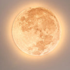 Nordic Wood & PVC Round LED Flush Mount Ceiling Light 1-light