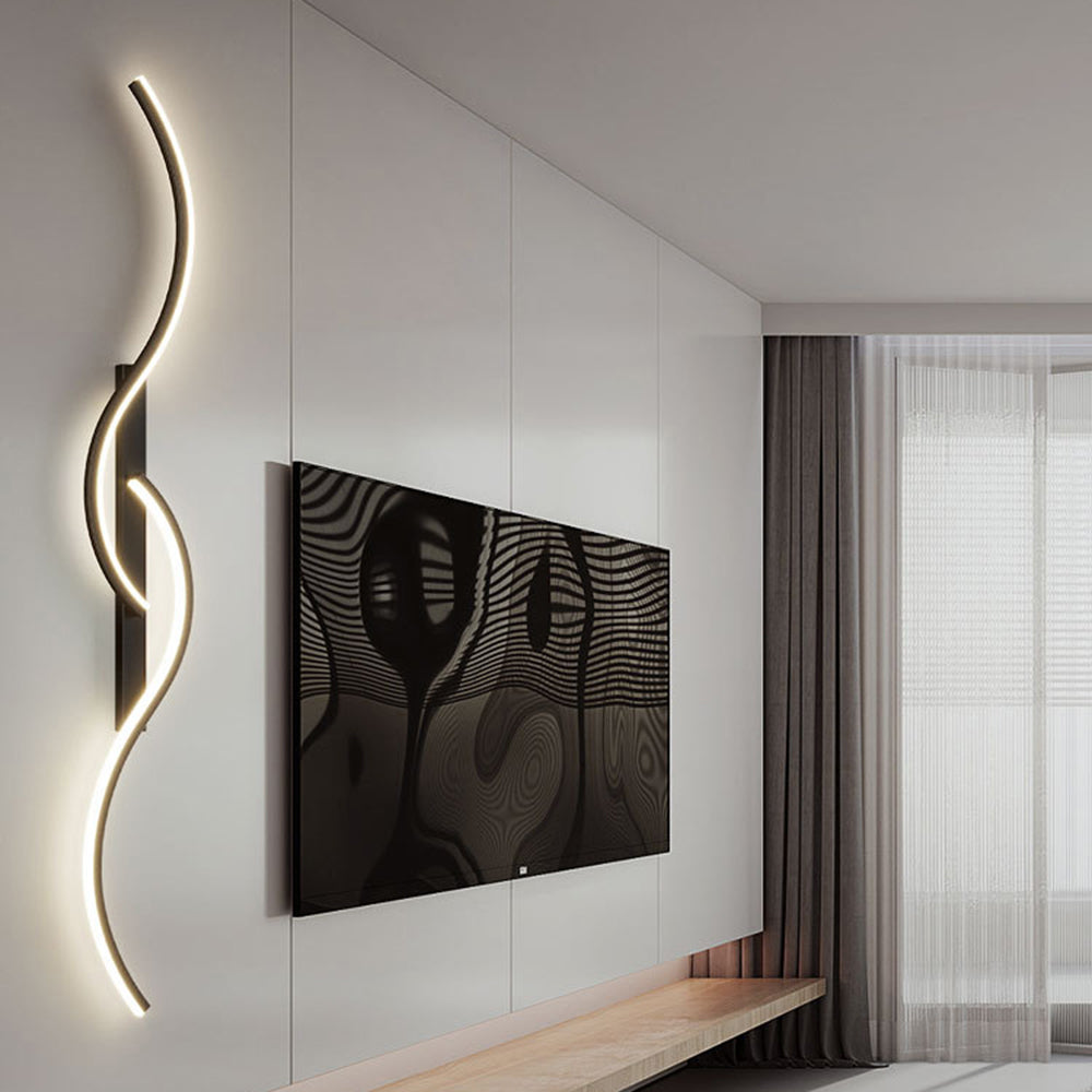 Arisha Modern LED Wall Light Indoor Linear Black/White