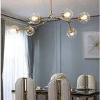 Molecular Designer Chandelier 8-Arm – Modern LED Ceiling Lamp