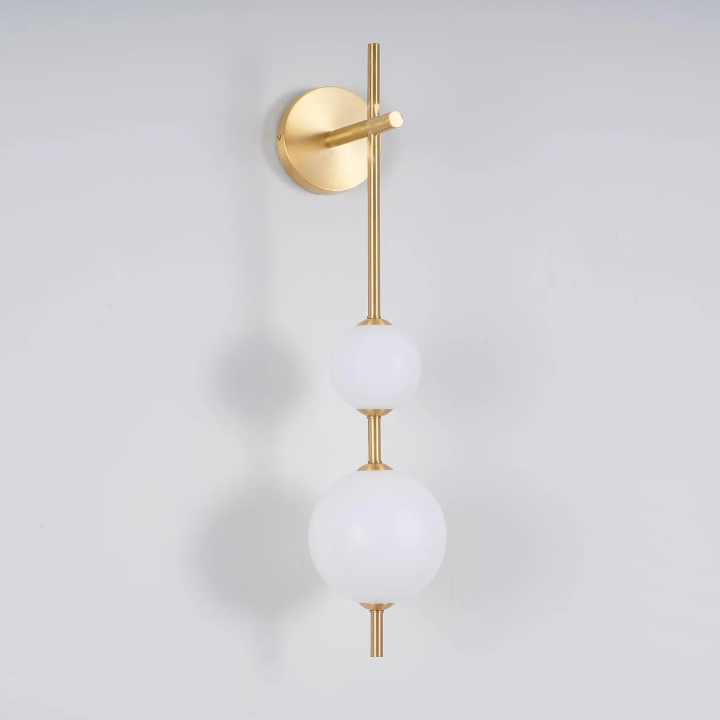 Modern Geometric Wall Lamp with LED Balls