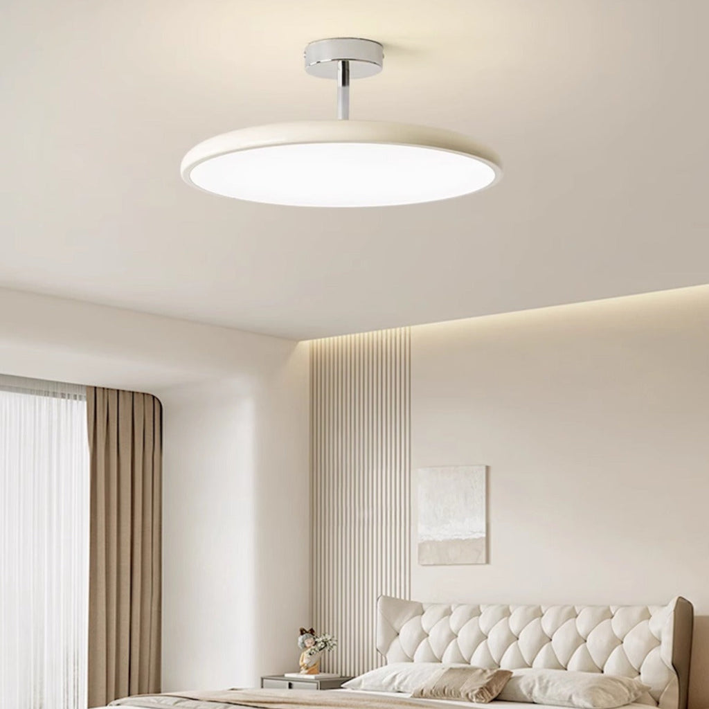 Valentina Vintage LED Ceiling Light Glass Red White Green Bedroom