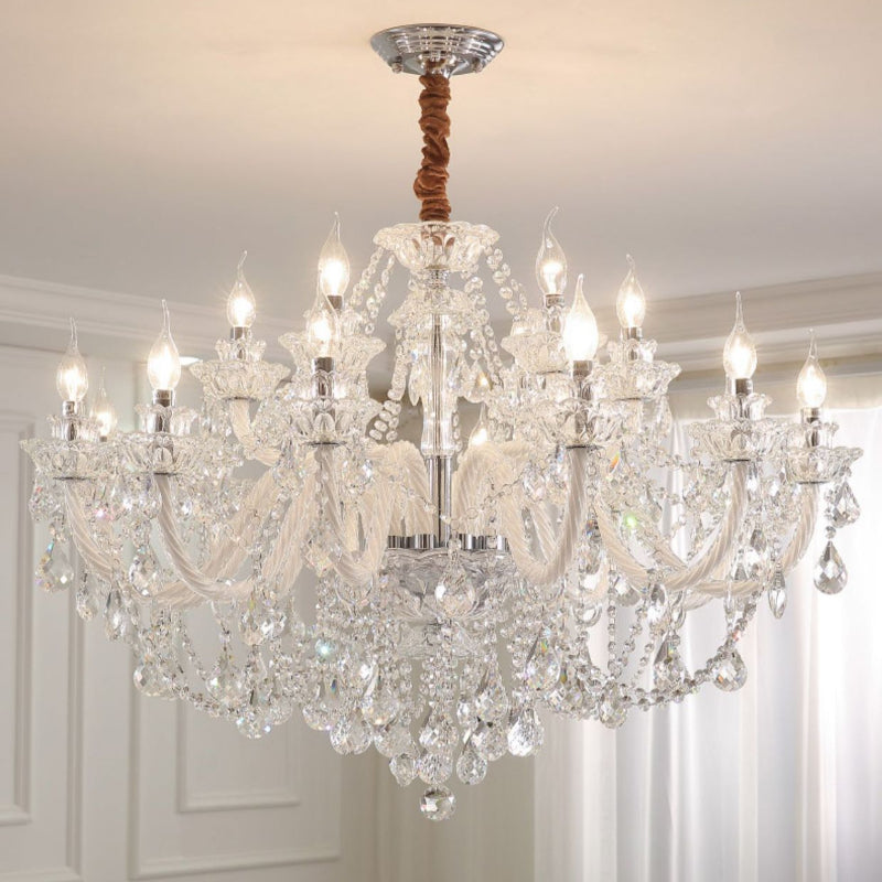 Silva Chandelier French Crystal Living Room Dining Room