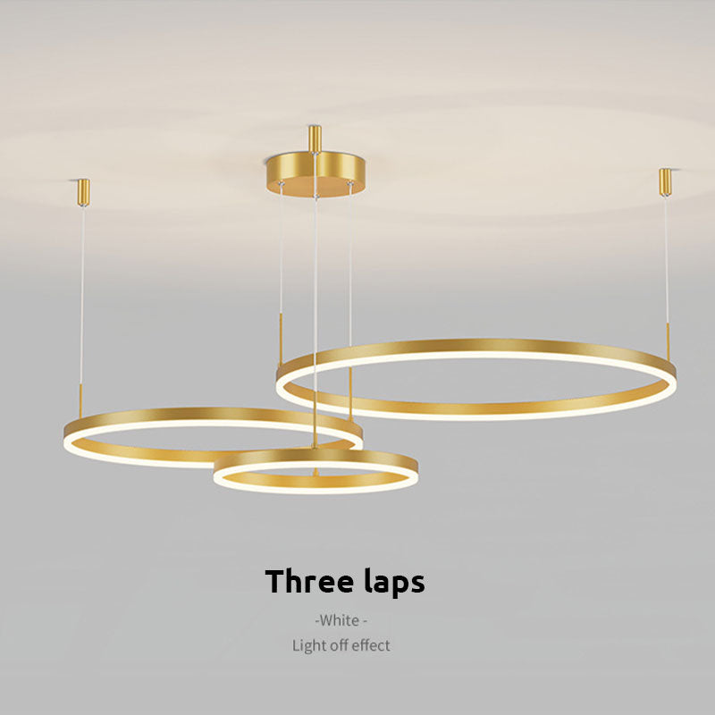 Remi Modern Metal Black/Gold/Coffee Suspension Ring