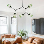 Molecular Designer Chandelier 8-Arm – Modern LED Ceiling Lamp