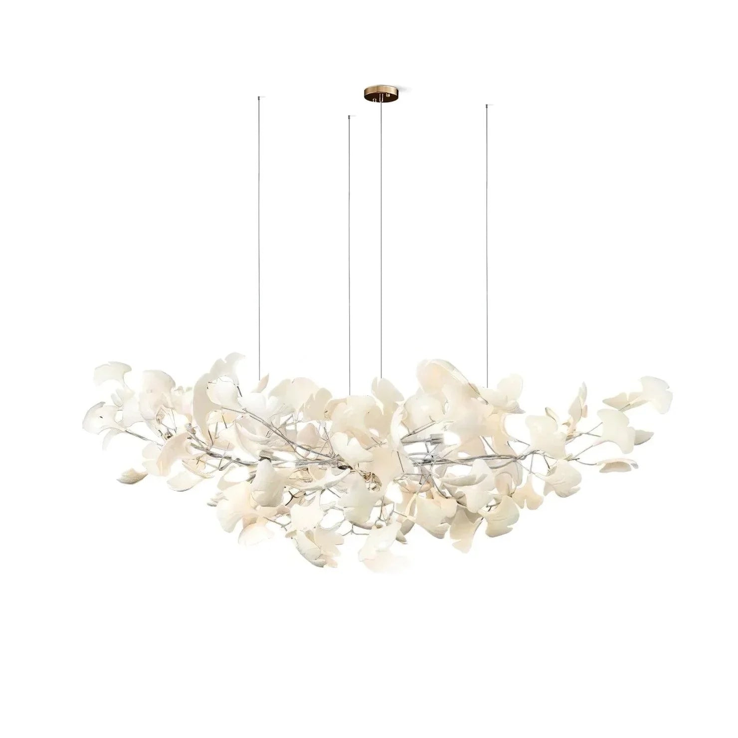 Luxury U-Shaped Ceramic Chandelier for Living Room