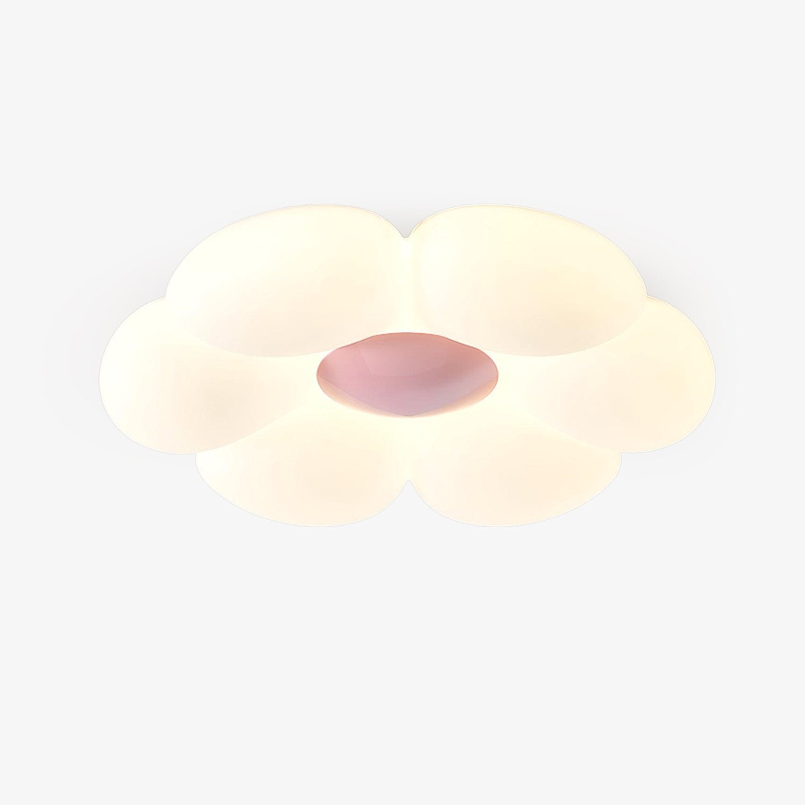 Solara Six-Petal Flower Ceiling Light for Children's Room