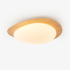 Quisti Pebble Walnut Ceiling Light