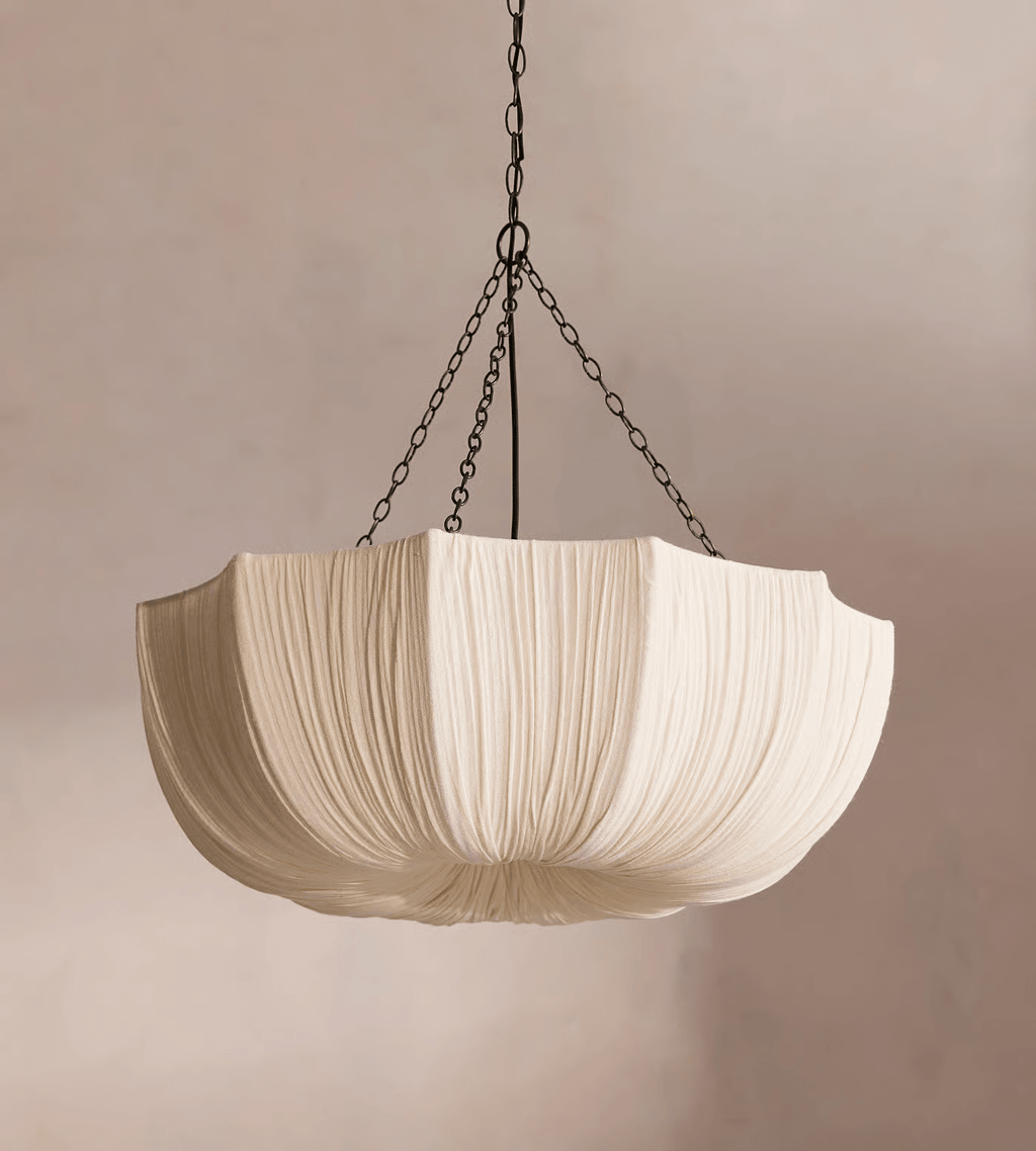 Aurelia Vintage Fabric Hanging Light