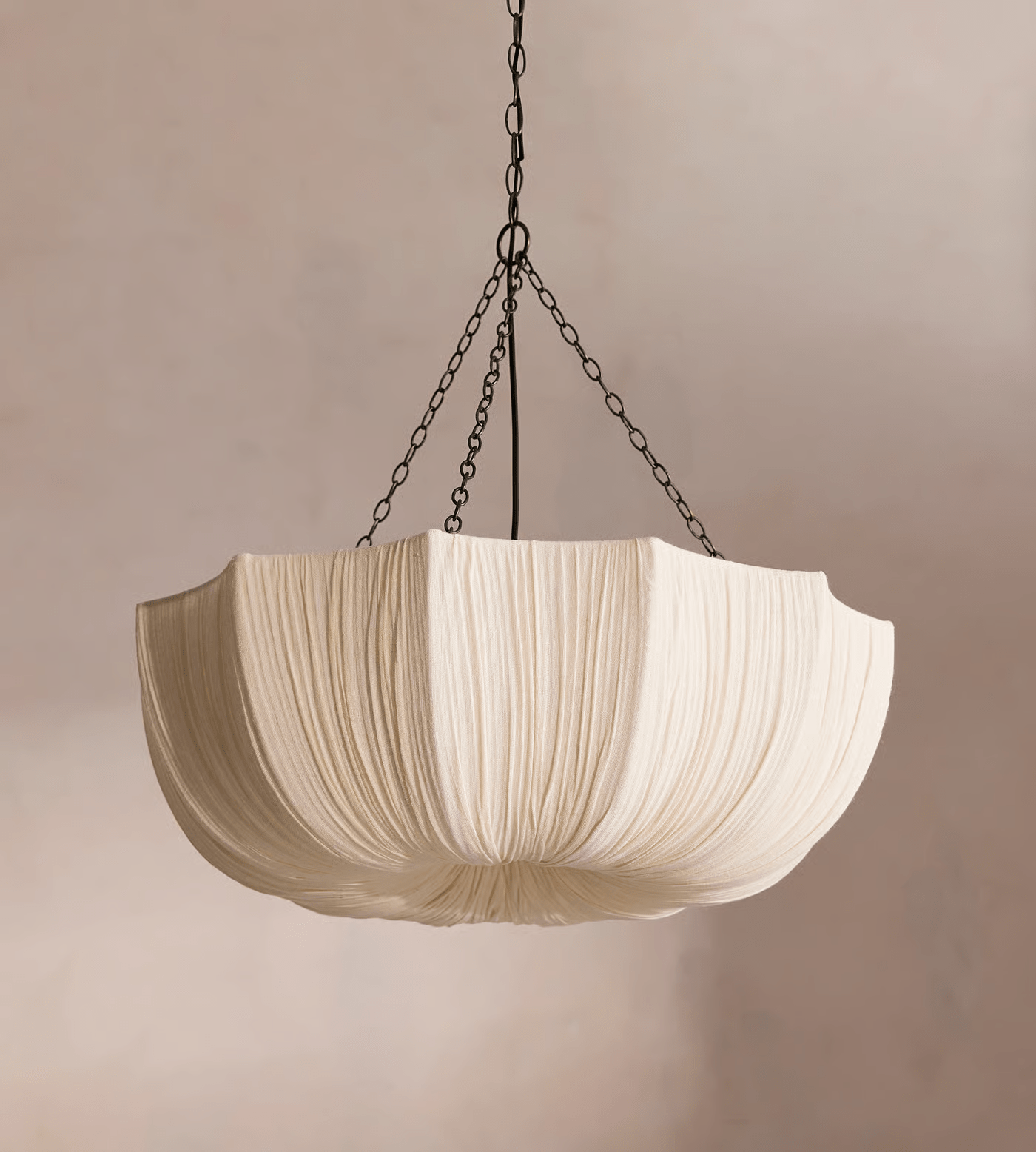 Aurelia Vintage Fabric Hanging Light
