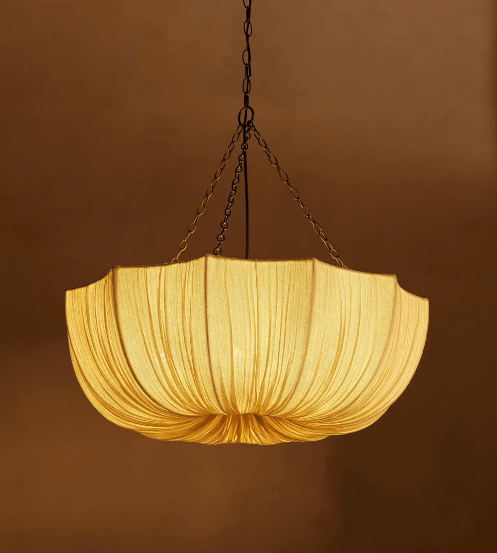 Aurelia Vintage Fabric Hanging Light