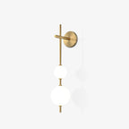 Modern Geometric Wall Lamp with LED Balls