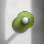 Modern Glass Disc Ceiling and Wall Light LED 1-Light