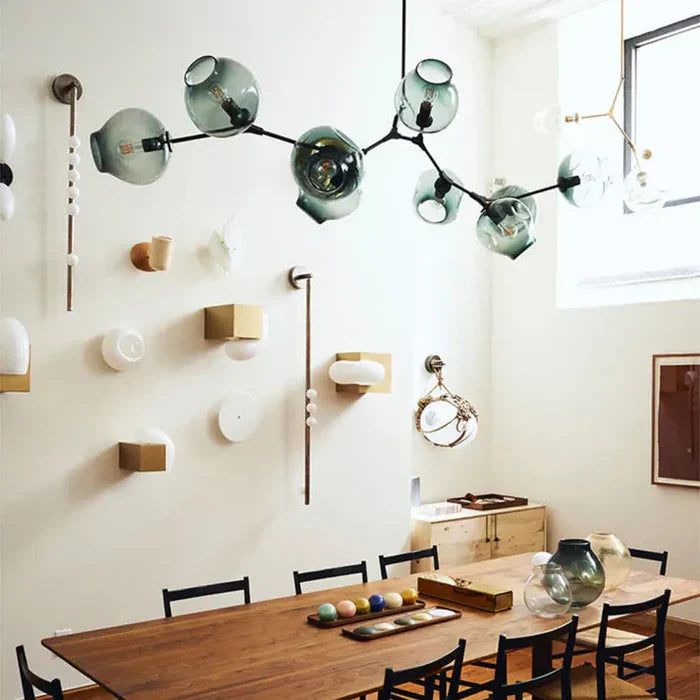Molecular Designer Chandelier 8-Arm – Modern LED Ceiling Lamp