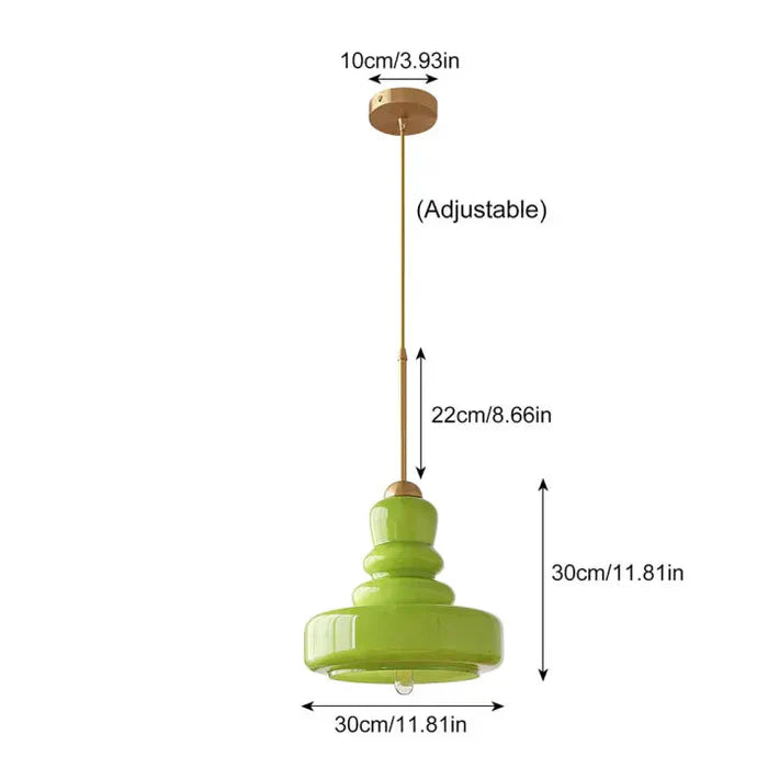 Designer Hanging Lamp with Milk Glass Bauhaus