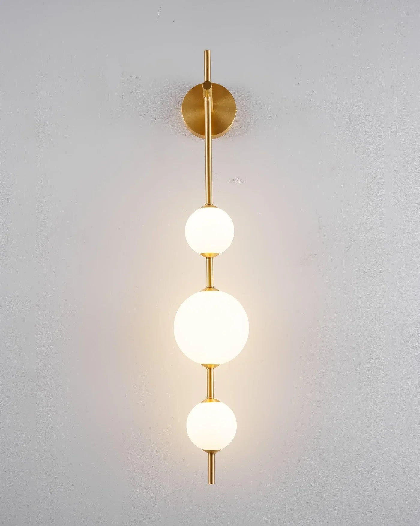 Modern Geometric Wall Lamp with LED Balls
