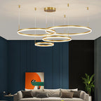 Remi Modern Metal Black/Gold/Coffee Suspension Ring