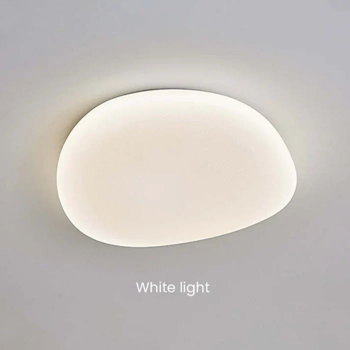 Organic LED Ceiling Lamp Natural Stone Shape