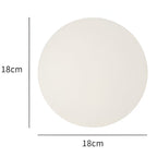Minimalist Round Glass Wall Sconce LED 1-Light