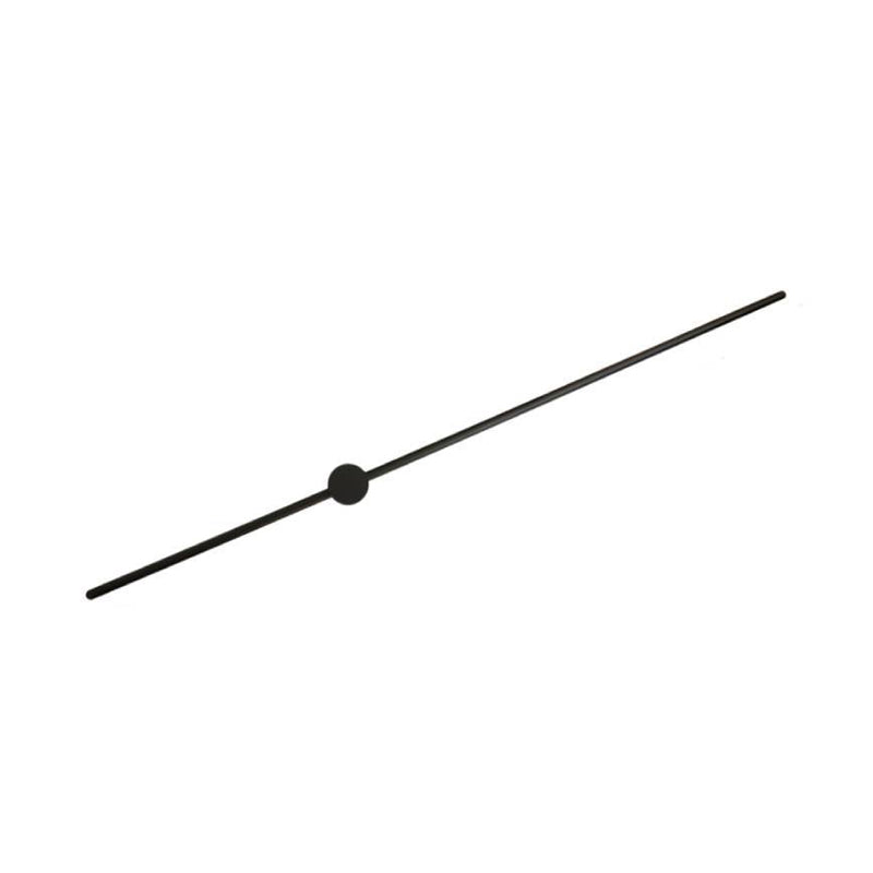 Black Slim Rod Sconce Lighting Minimalist 23.5"/31.5"/47" High LED Metal Wall Mounted Lamp for Bedroom