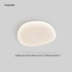 Organic LED Ceiling Lamp Natural Stone Shape