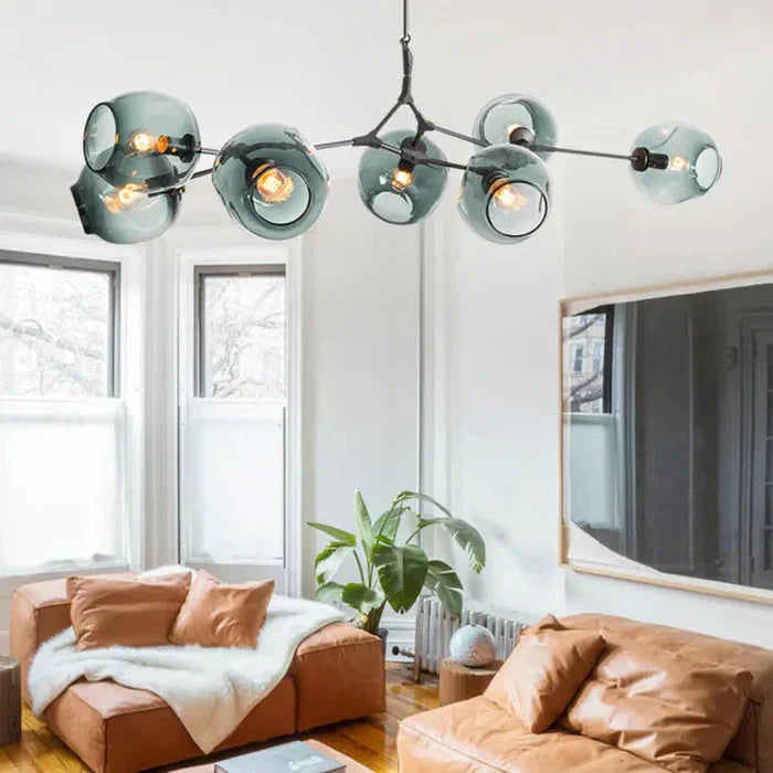 Molecular Designer Chandelier 8-Arm – Modern LED Ceiling Lamp