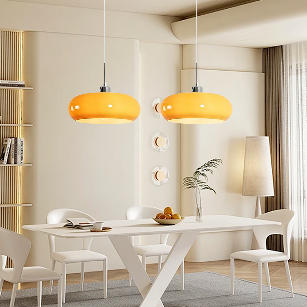 Cassian Nordic Bauhaus Glass Pendant Light