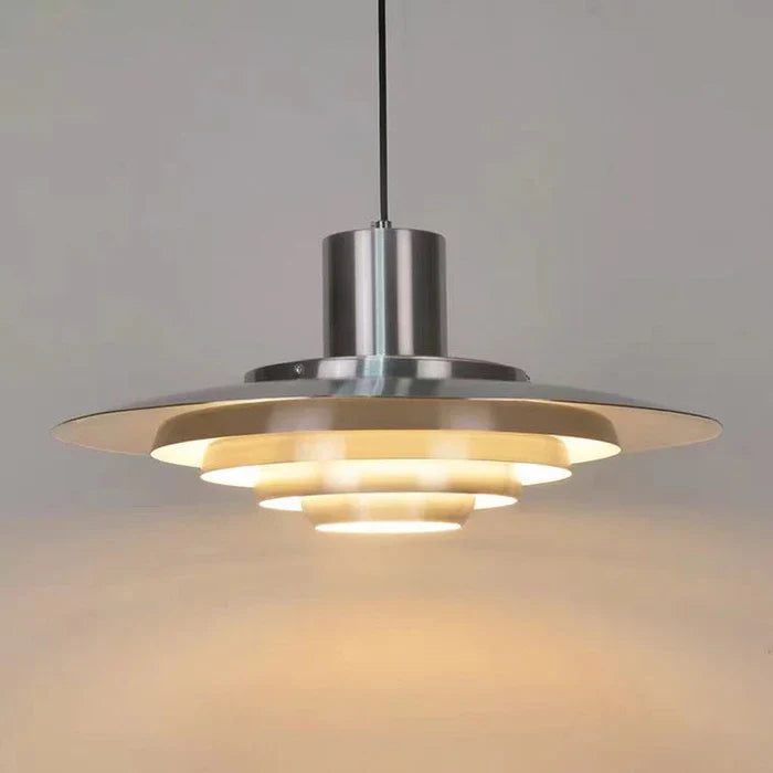 Retro Hanging Lamp Made of Aluminum – Layered LED Lamp