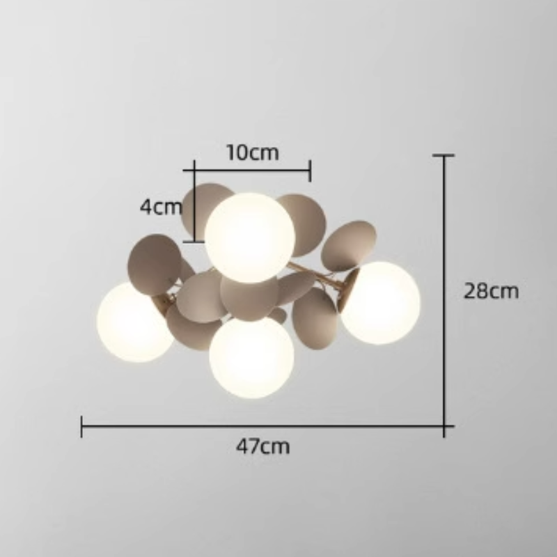 Nexen Multicolored Flower Branch Chandelier Living Room