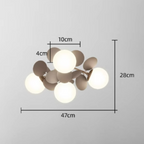 Nexen Multicolored Flower Branch Chandelier Living Room
