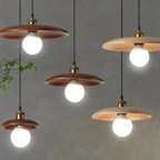 Virena - Nordic Minimalist Wooden LED Pendant Lamp