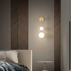 Modern Geometric Wall Lamp with LED Balls