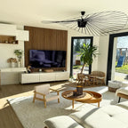 Rosland Vertigo Modern Straw Hat Pendant Light