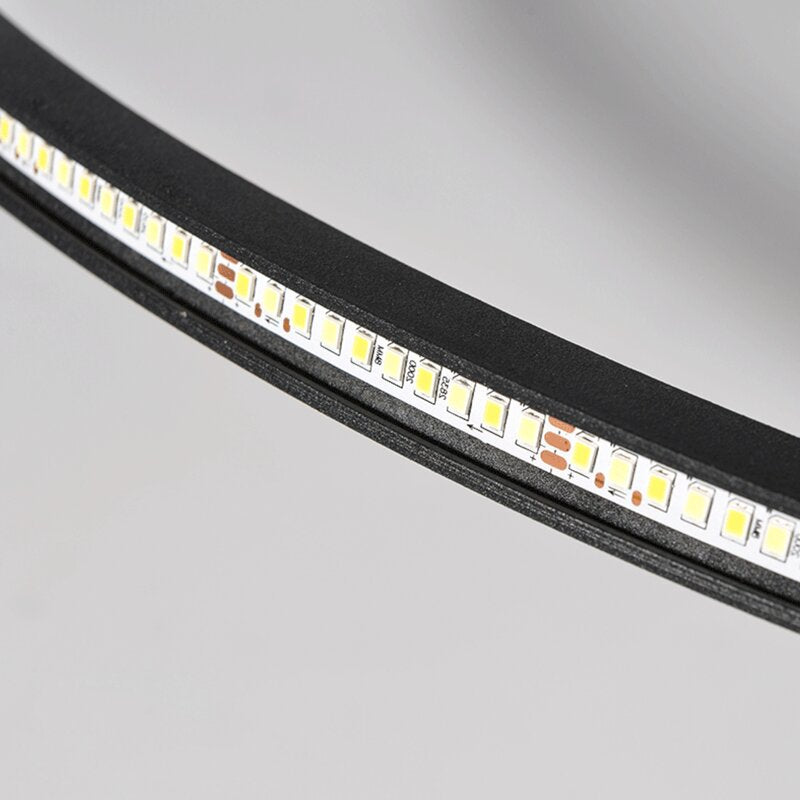 Arisha Modern Ring LED Ceiling Light Black/White Living Room/Bedroom