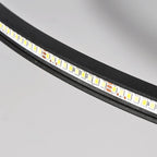 Arisha Modern Ring LED Ceiling Light Black/White Living Room/Bedroom