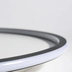 Quasso Modern Round Ceiling Light White/Black. Living Room