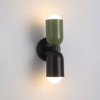 Kira Scandinavian Cylinder Wall Sconce Colored Metal Living Room