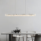 Arisha Modern LED Pendant Light White Marble Dining Room/Bar