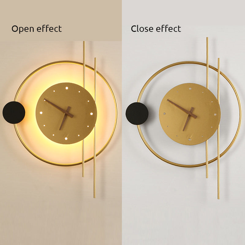 Modern LED Wall Sconce. Bedroom. Black/Gold