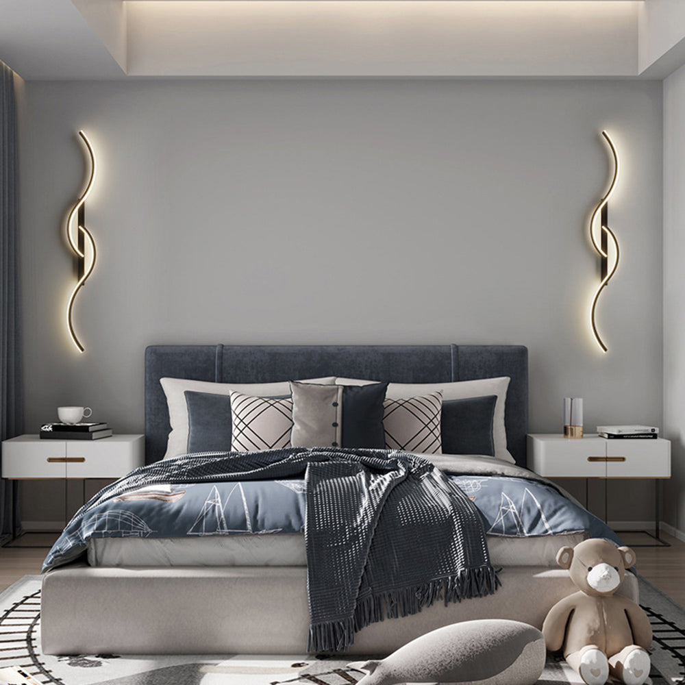 Arisha Modern LED Wall Light Indoor Linear Black/White