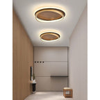 Arisha Modern Round Dimmable Ceiling Light Gold Metal Bedroom