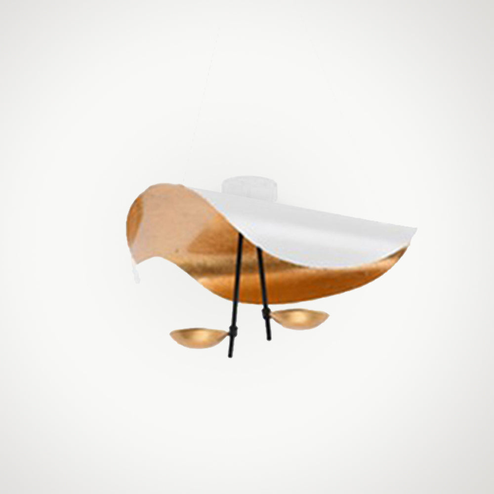 Jexie Ceiling Light Modern Leaf Black/Gold Living Room Bedroom